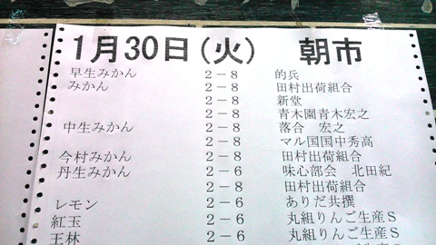 その茶箱の中味はなんと早生みかんです。早生だけあって、甘みもコクもある果汁がたっぷり、これはおいしいです。